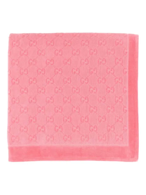 Gucci toalla de playa con motivo GG en jacquard