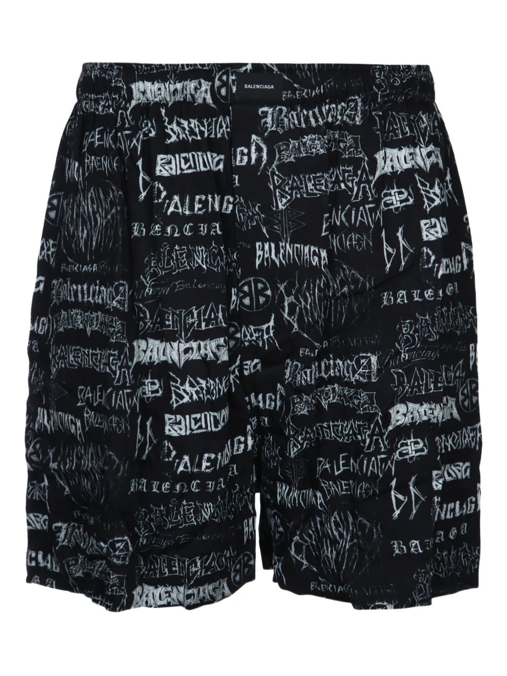 Balenciaga logo-print shorts | Black | Image 1