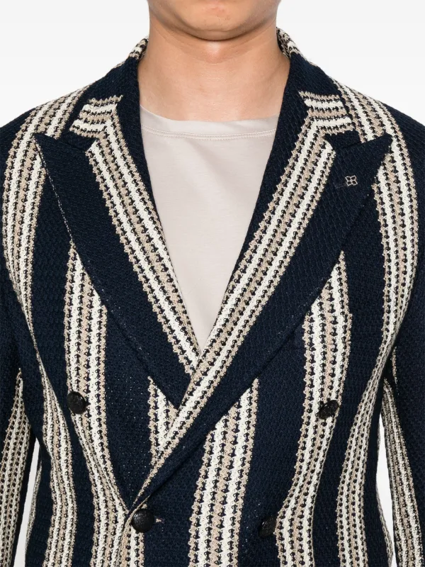 TAGLIATORE(タリアトーレ)」 DARREL 48 Tagliatore Darrel single-breasted Suit | Blue | FARFETCH CA