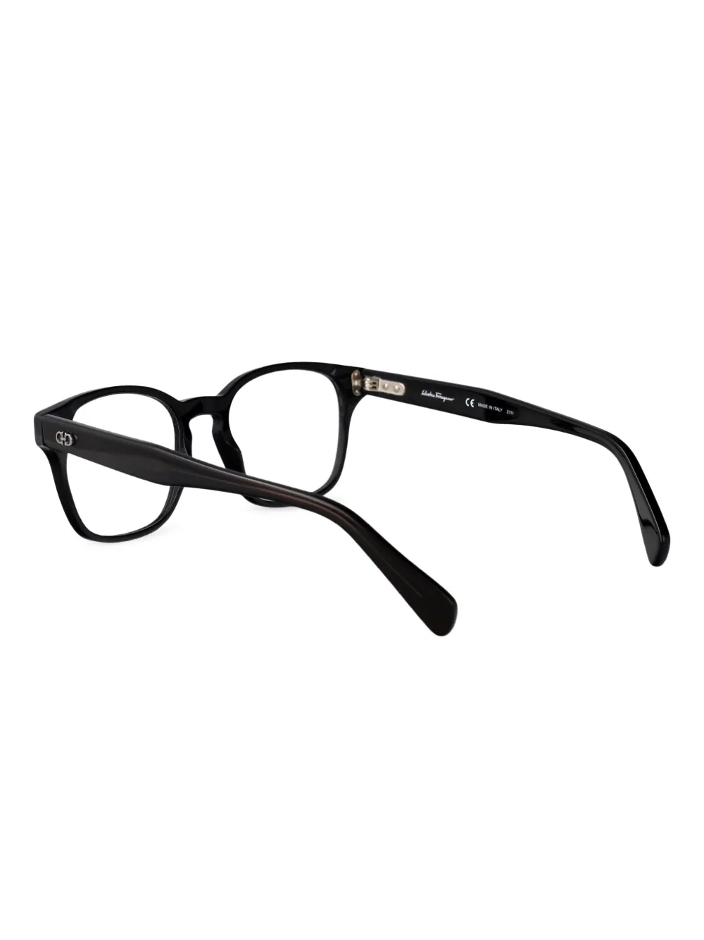 Ferragamo Bril met vierkant montuur Zwart