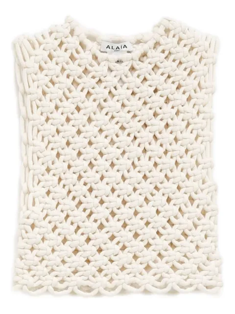 Alaïa knitted tank top