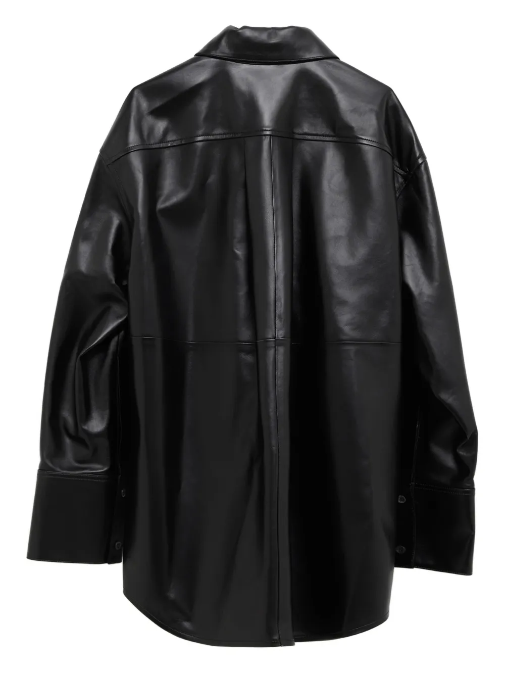 LOEWE Leren blouse Zwart