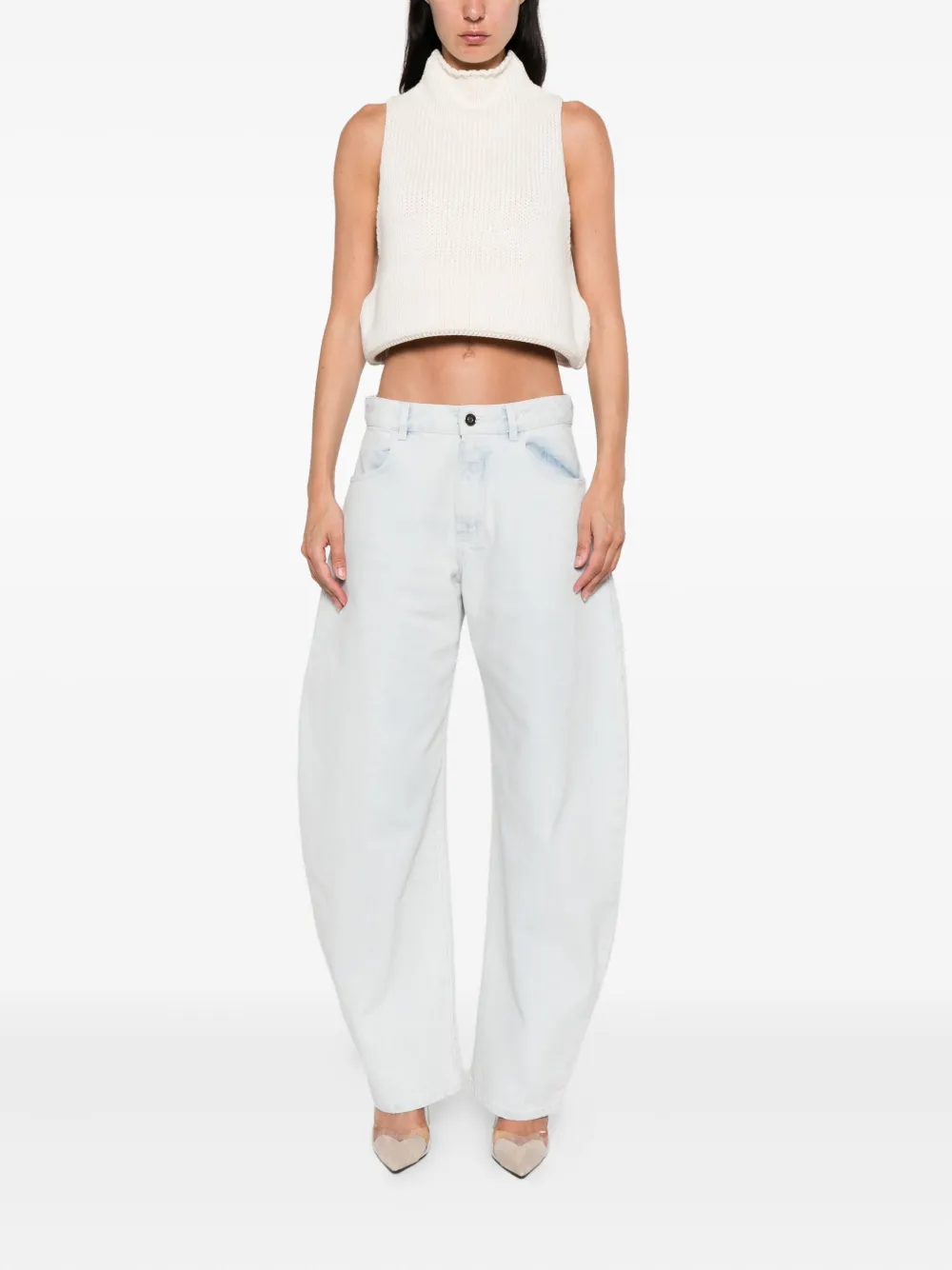 Alaïa low-rise jeans | Straight-Leg Jeans | Image 2