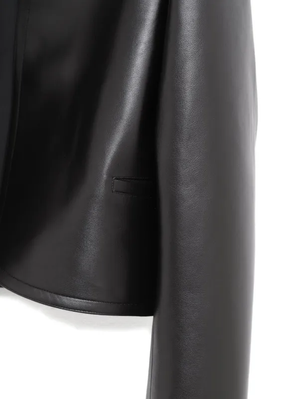 Alaïa Leather Jacket | Black | FARFETCH