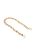 LOEWE chain-link leather brooch - Gold