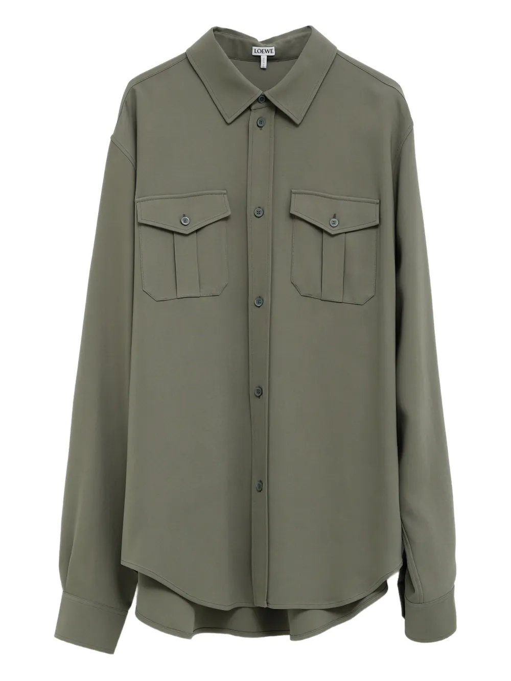 LOEWE button-up shirt | vert | Image 1
