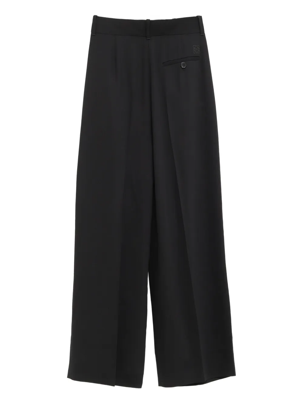 LOEWE Broek met geplooide voorkant Zwart