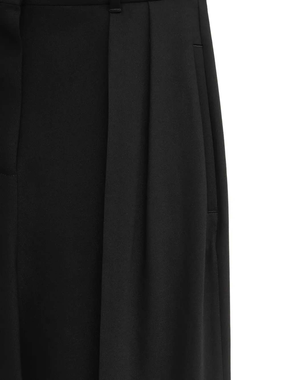 LOEWE Broek met geplooide voorkant Zwart