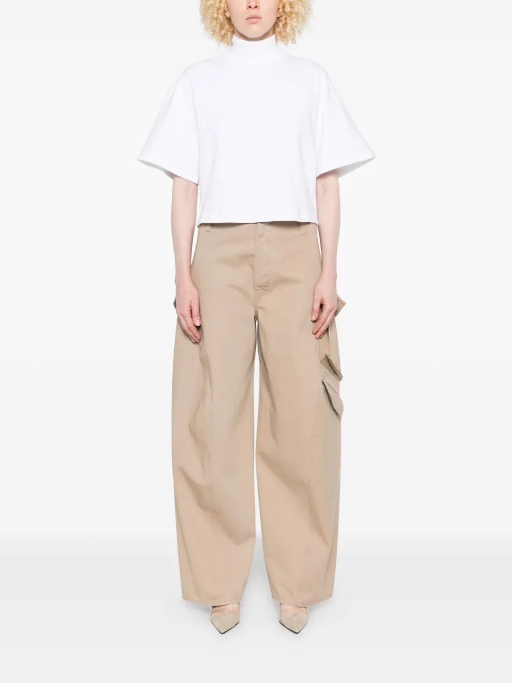Alaïa cotton cargo trousers | Straight-Leg Pants | Image 2