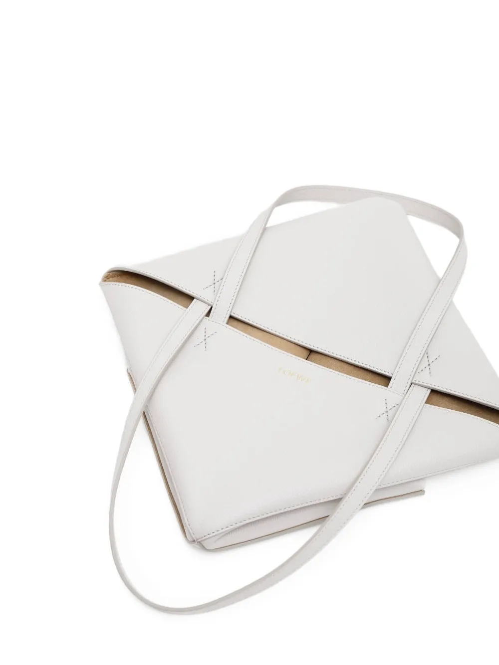 LOEWE Puzzle Fold shopper Beige