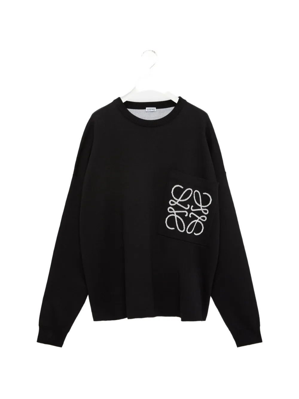 LOEWE アナグラム ポケット セーター | ブラック | FARFETCH JP