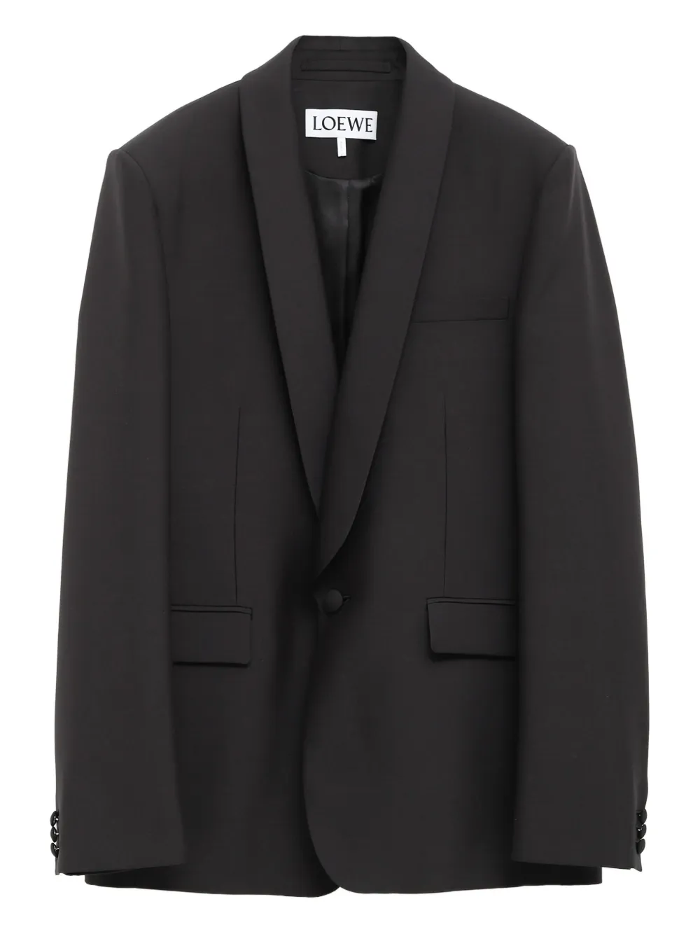 LOEWE single-breasted blazer | Black | Image 1