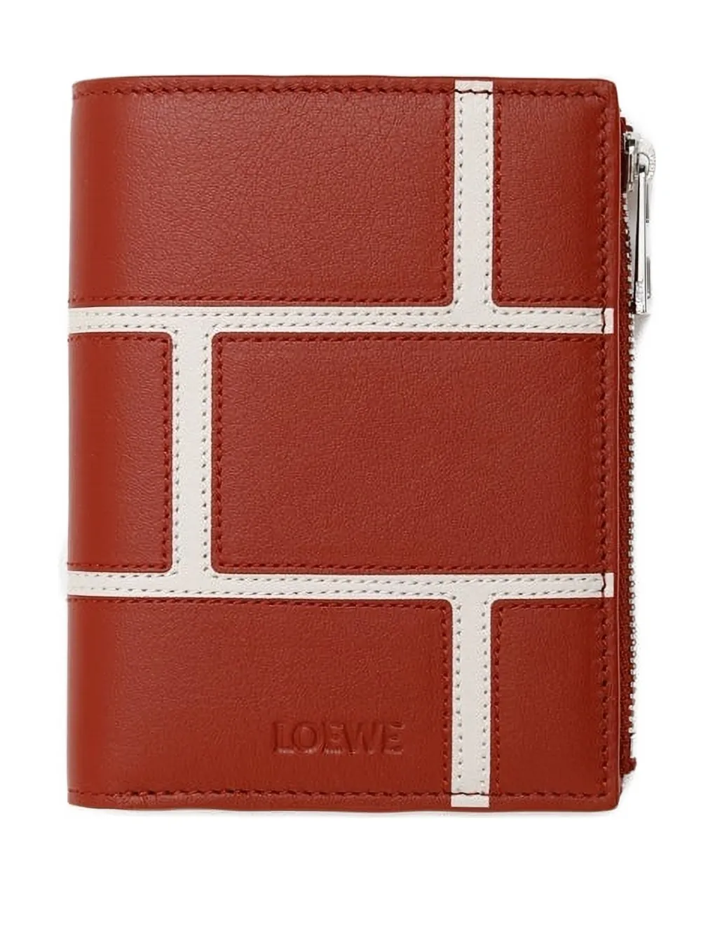 LOEWE panelled leather wallet | Brown | Image 1