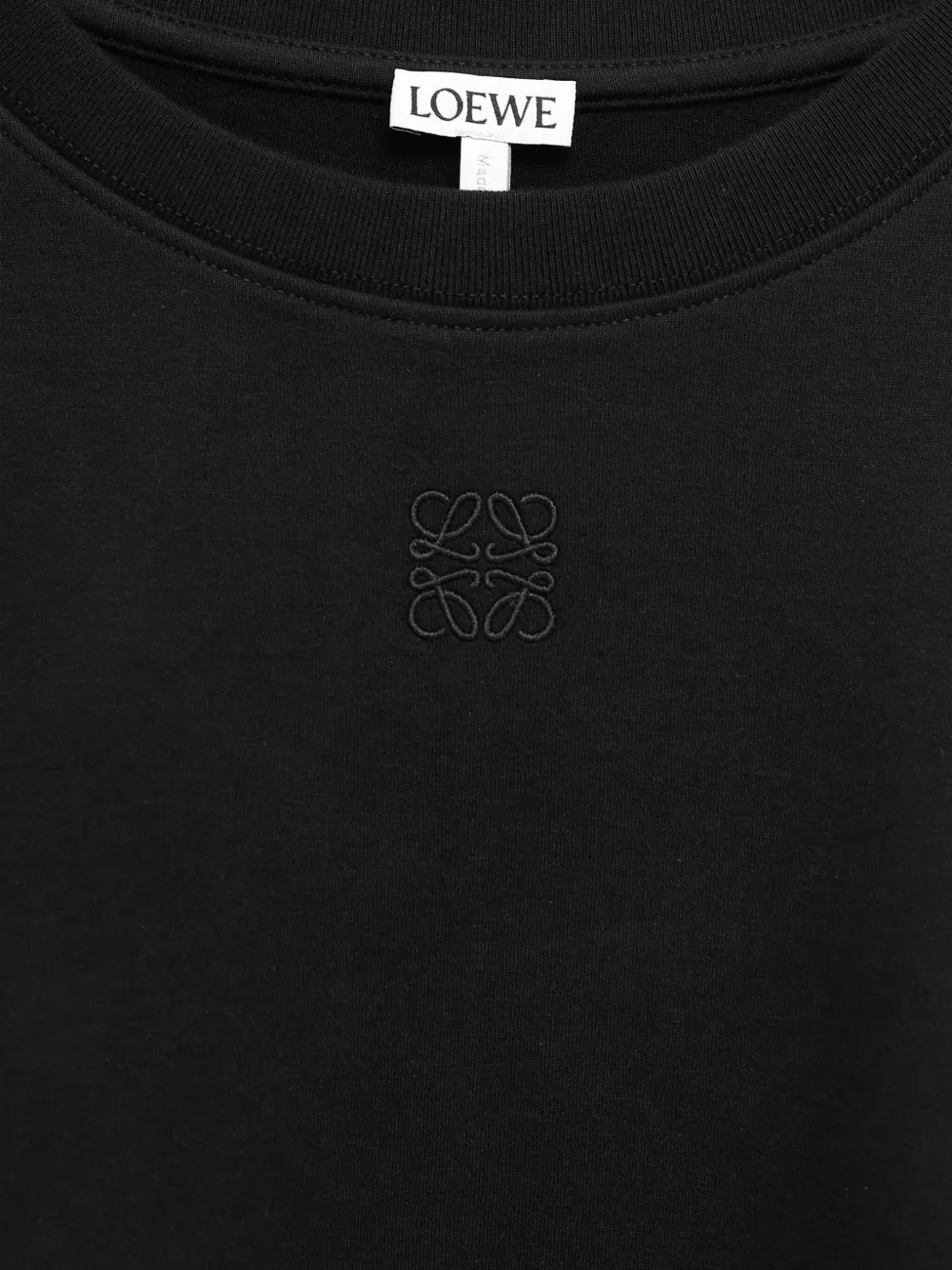 LOEWE Jurk met korte mouwen Zwart