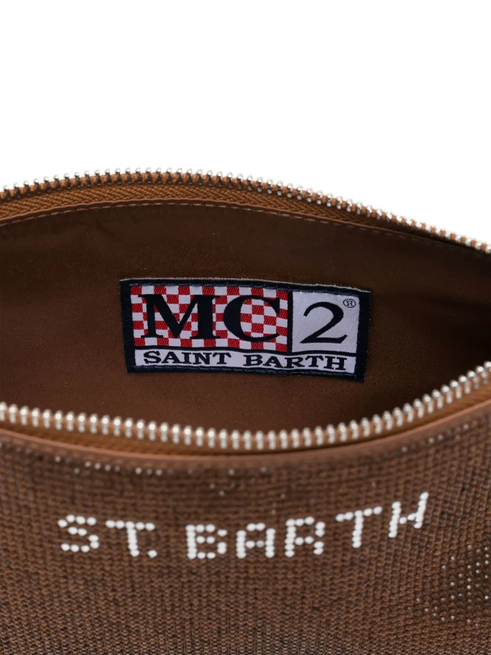 MC2 SAINT BARTH SMALL RHINESTONE-EMBELLISHED SHOULDER BAG