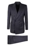 TOM FORD pinstripe-print wool suit - Grey