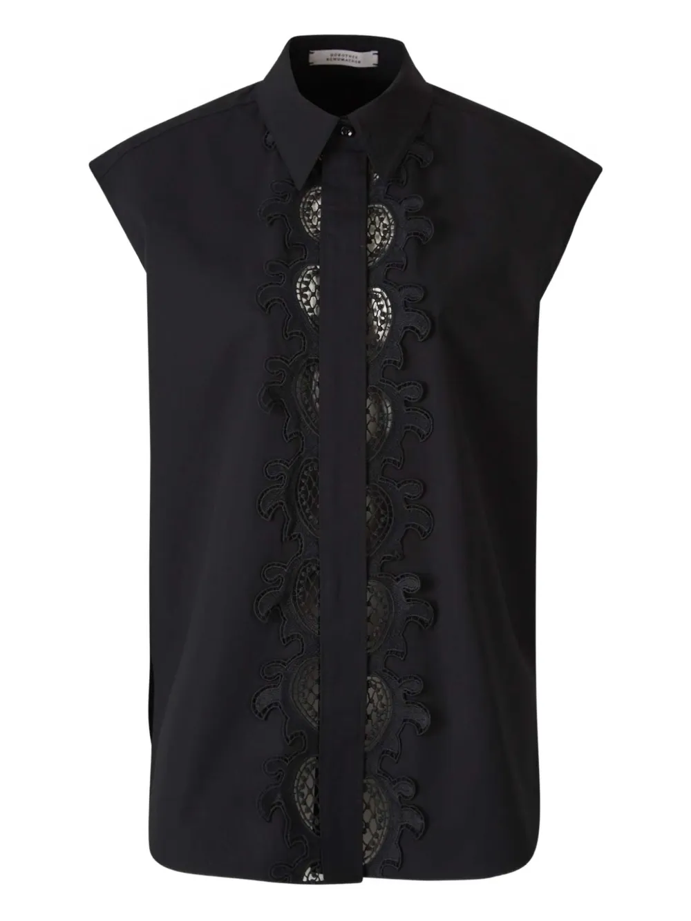 Dorothee Schumacher lace shirt Zwart