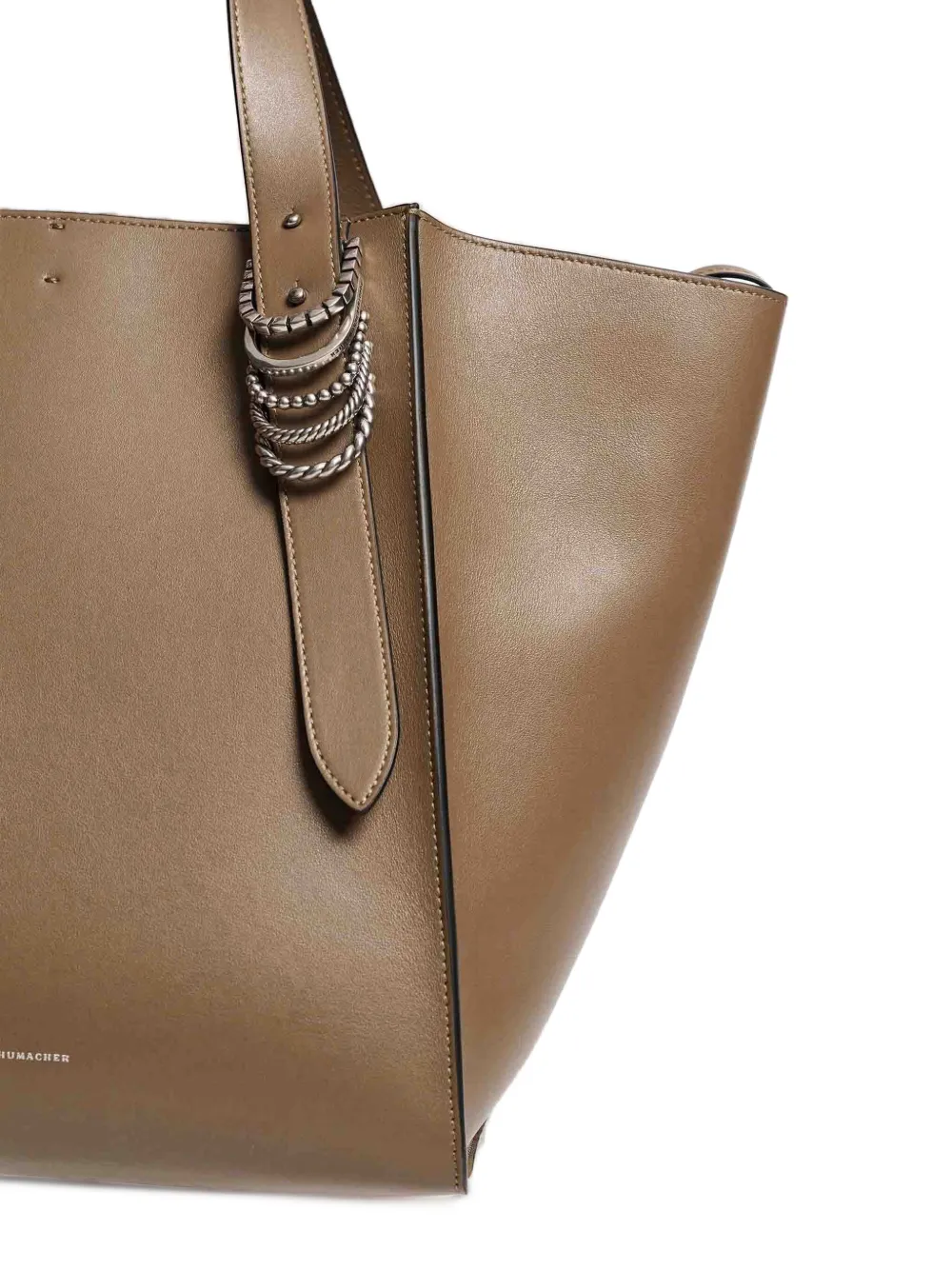 Dorothee Schumacher Leren shopper Bruin