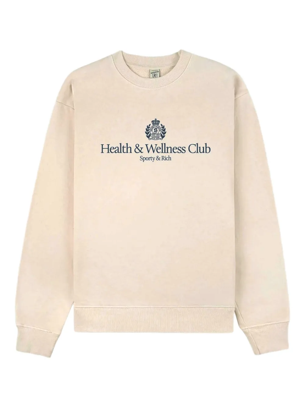 Sporty & Rich H&W Crest sweater Beige