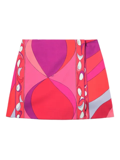 PUCCI graphic-print mini skirt