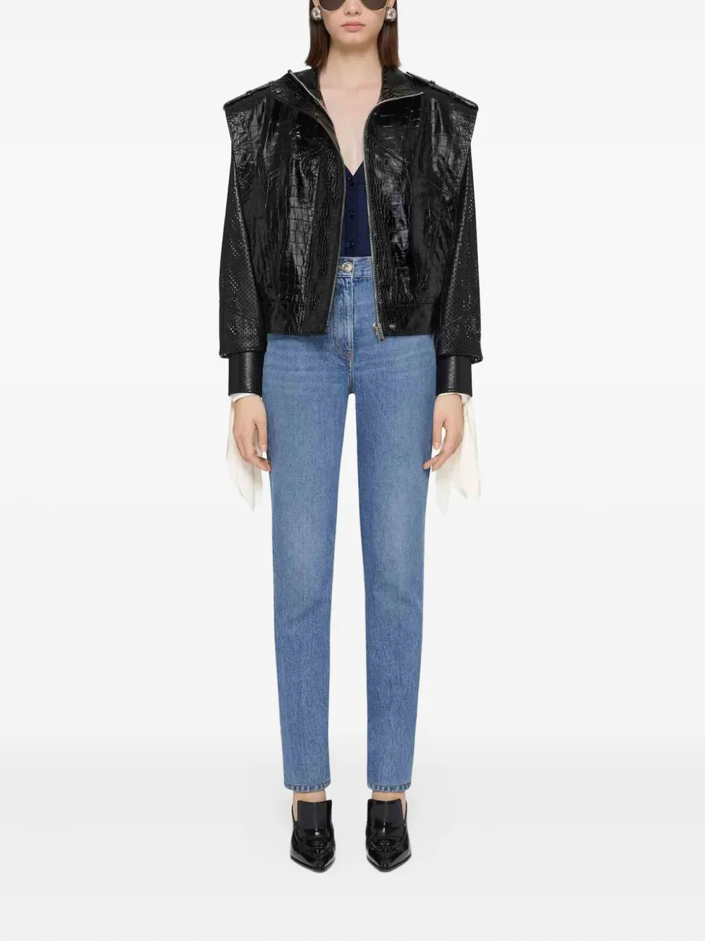 Givenchy leather biker jacket | Biker Jackets | Image 2
