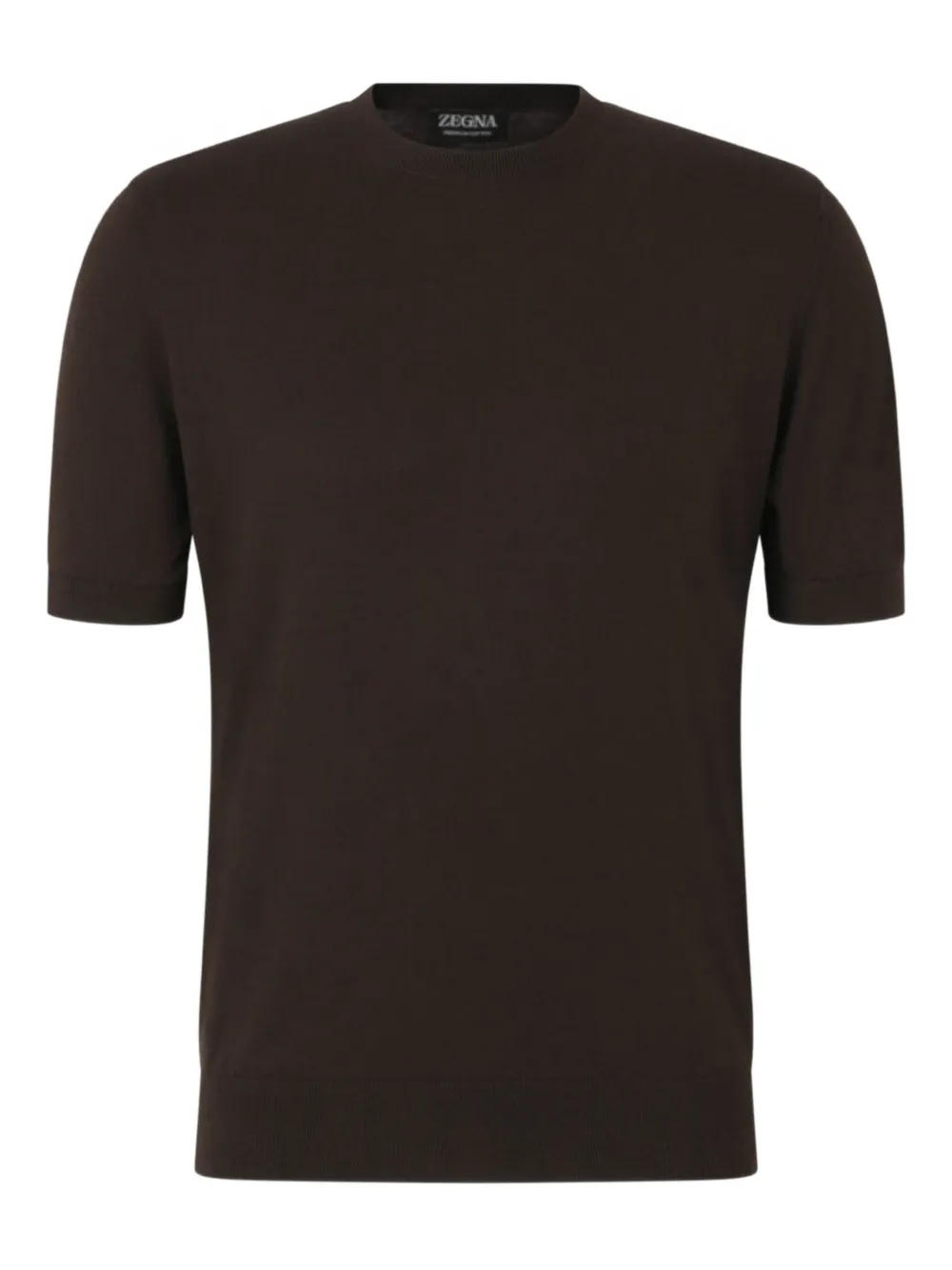 Zegna playera de algodón | marrón | Image 1