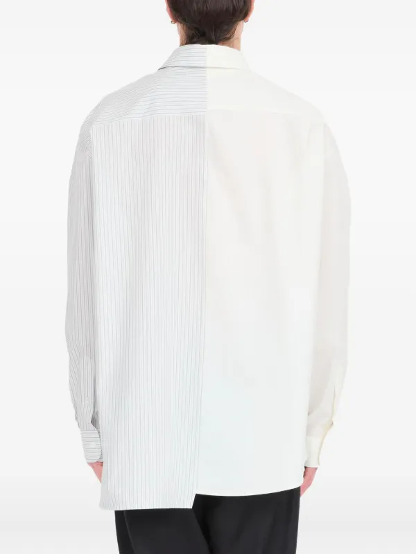 MM6 Maison Margiela アシンメトリー シャツ | ホワイト | FARFETCH JP
