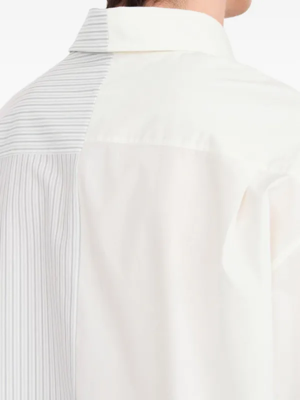 mm6 maison margiela アシンメトリーシャツ MM6 Maison Margiela アシンメトリー シャツ | ホワイト | FARFETCH JP