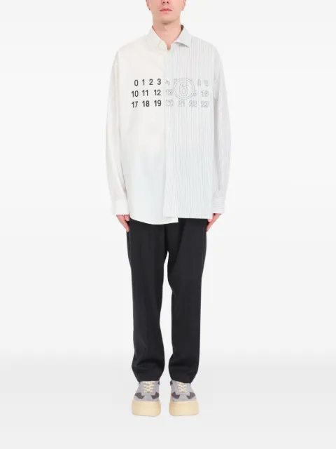 MM6 Maison Margiela Asymmetrisches Hemd
