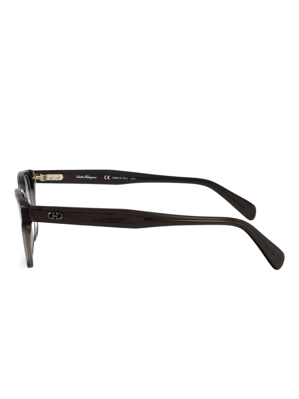 Ferragamo Eyewear Bril met vierkant montuur Zwart
