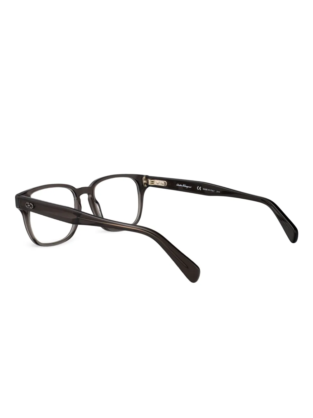 Ferragamo Eyewear Bril met vierkant montuur Zwart