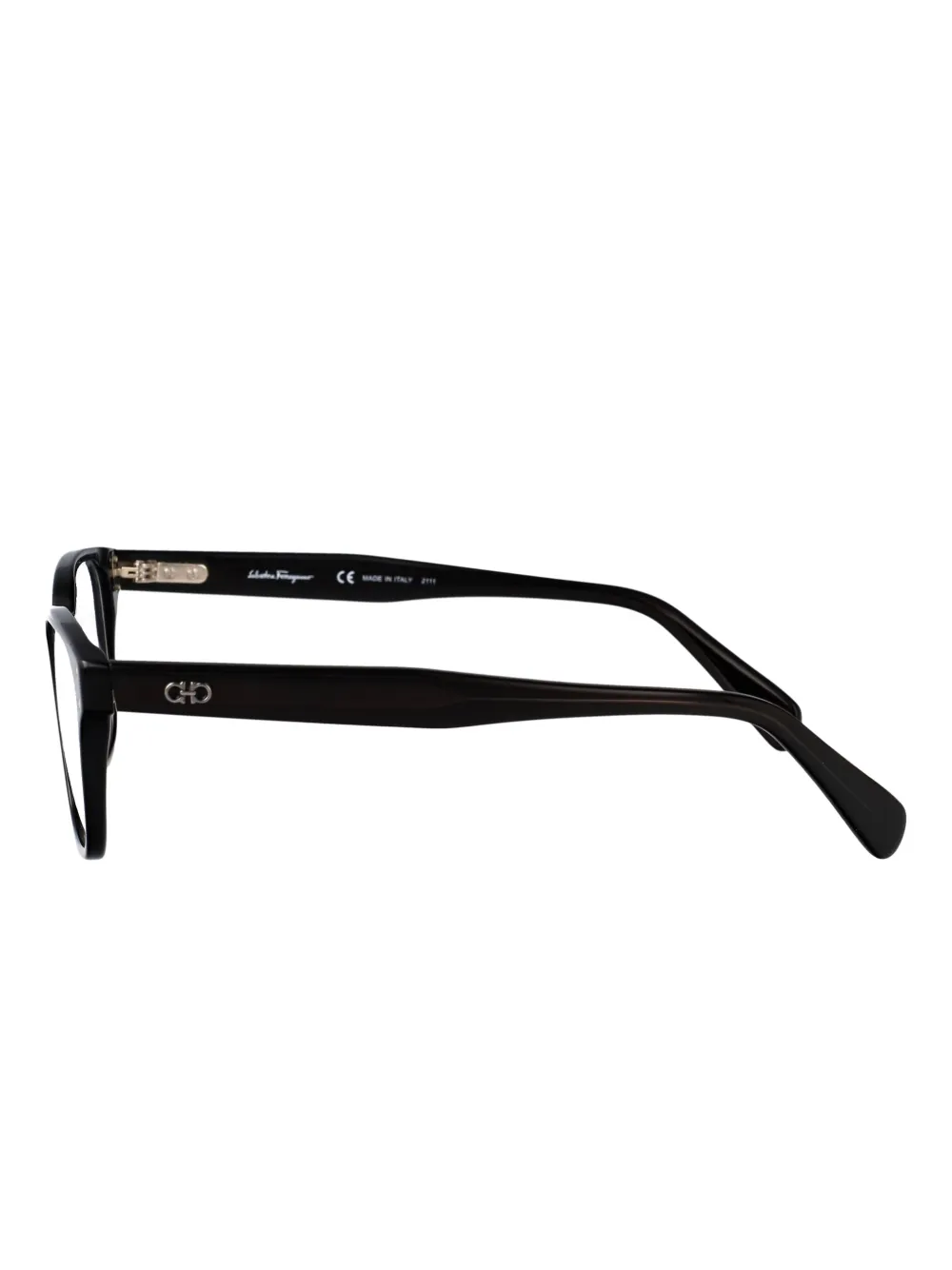 Ferragamo Bril met vierkant montuur Zwart