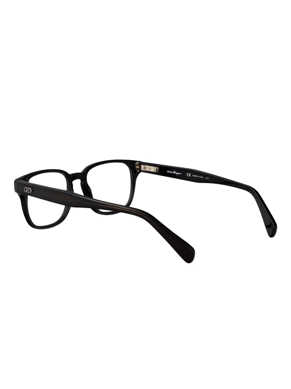 Ferragamo Bril met vierkant montuur Zwart