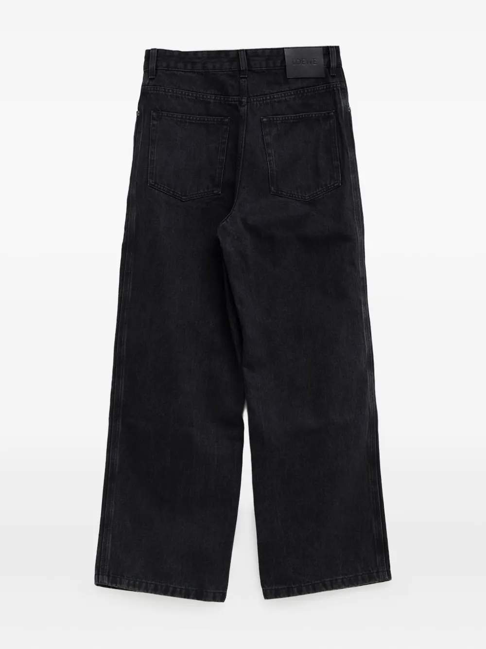 LOEWE Jeans met geborduurd logo - Zwart