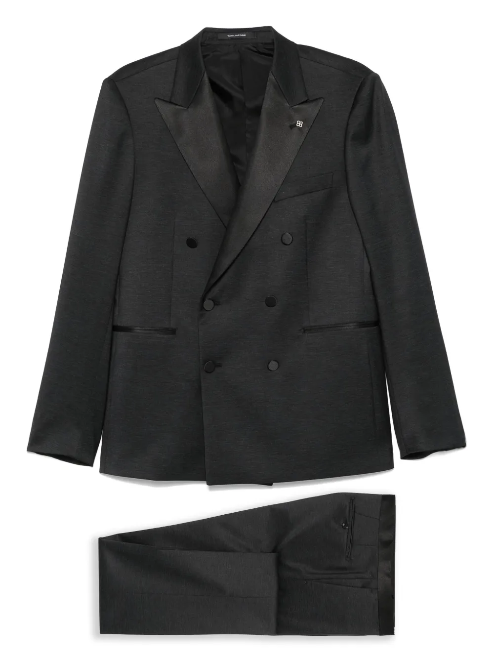Tagliatore double-breasted suit | Black | Image 1
