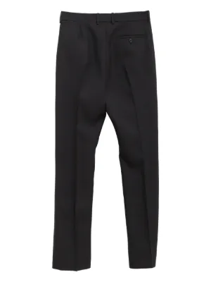 Balenciaga elasticated-waistband Wool Trousers | Black | FARFETCH