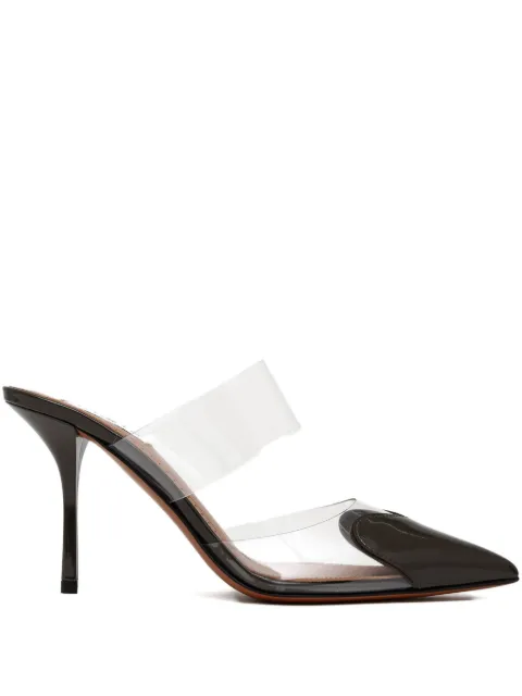 Alaïa 90mm Le Cœur strap mules