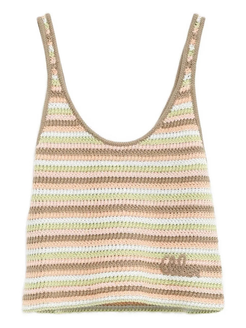 Chloé crochet-knit top - グリーン Chloé crochet-knit top - グリーン