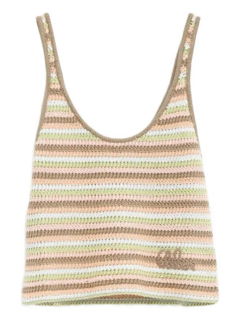 Chloé crochet-knit top
