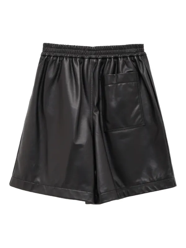 LOEWE レザー ショートパンツ | ブラック | FARFETCH JP