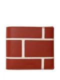 LOEWE Bi-fold leather panelled wallet - Red