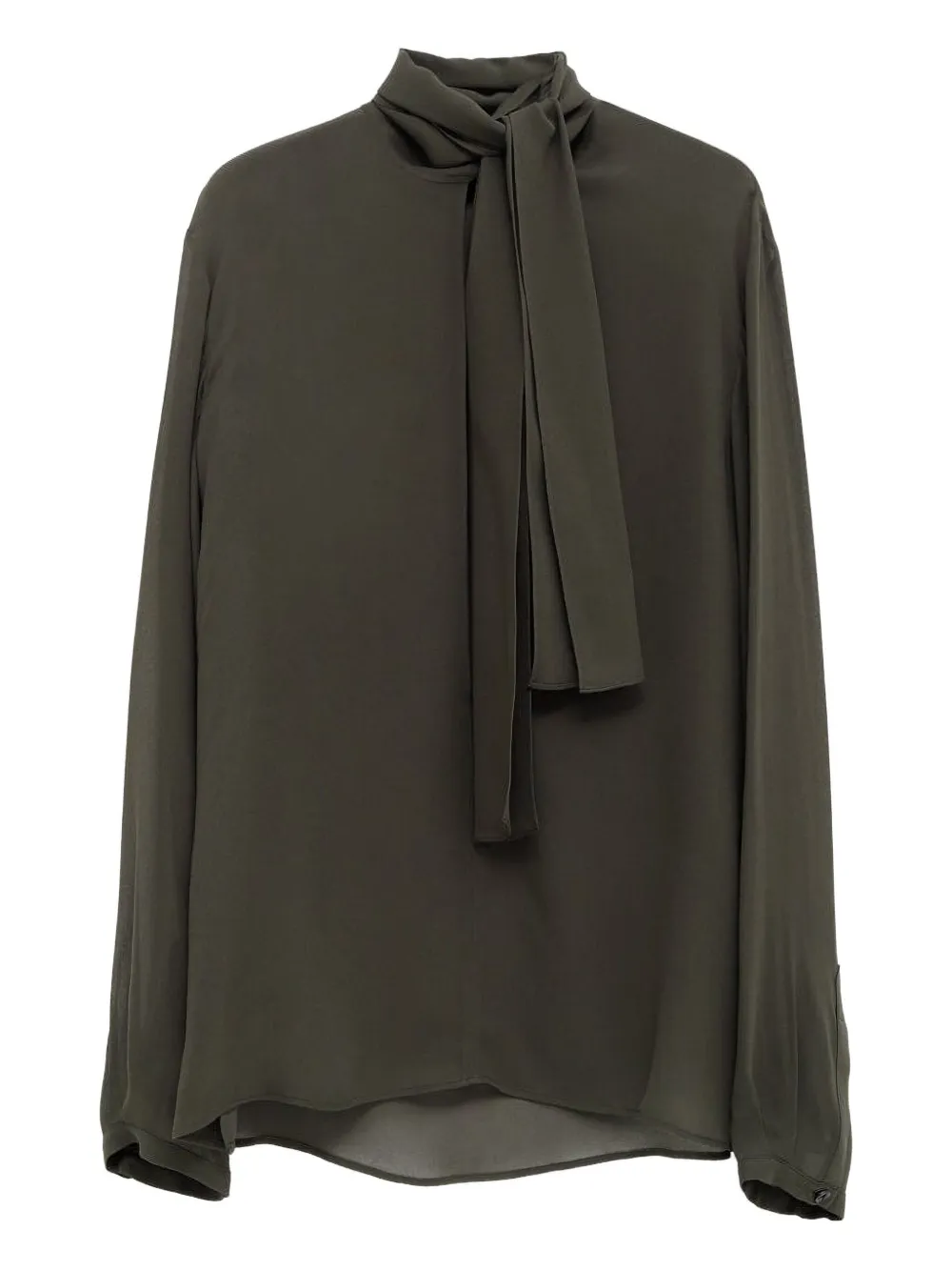 Alaïa long sleeve blouse | Green | Image 1
