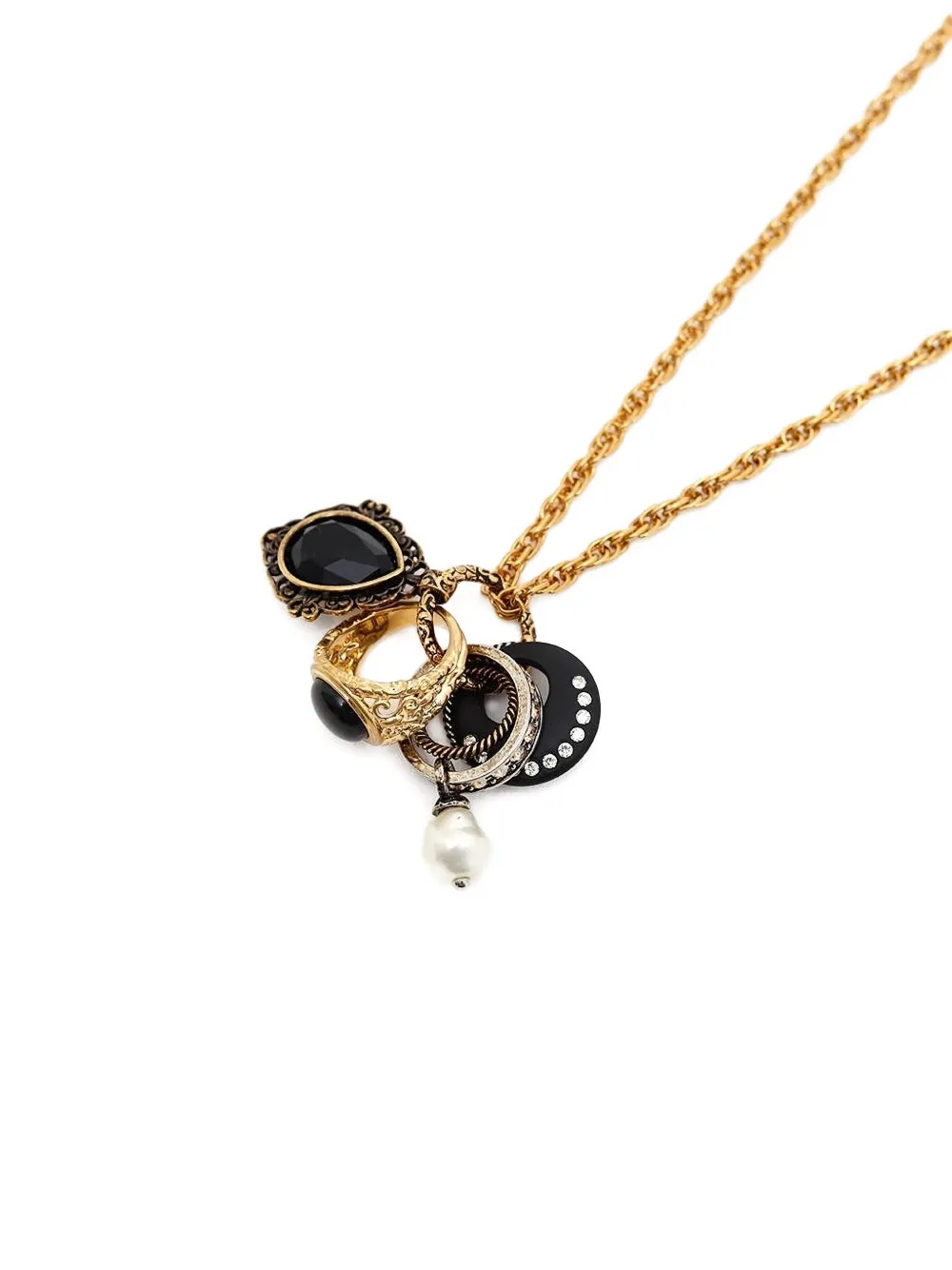 Chloé statement-pendant necklace - Goud