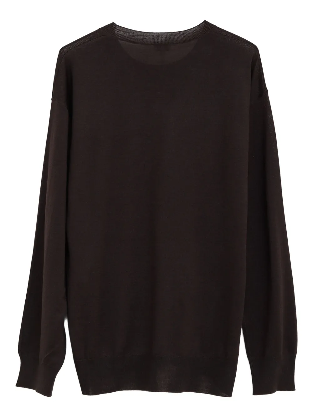 LOEWE Trui met geborduurd logo Bruin