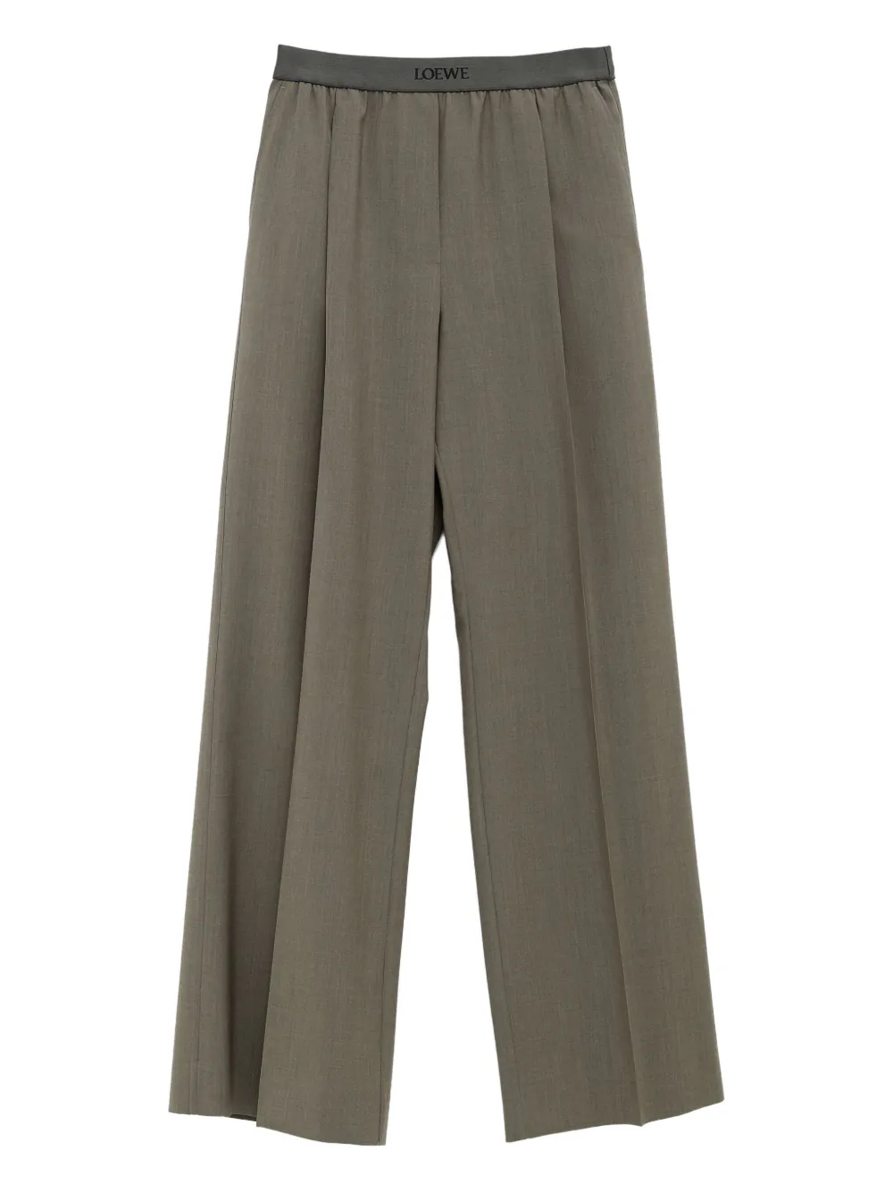 high-waisted trousers