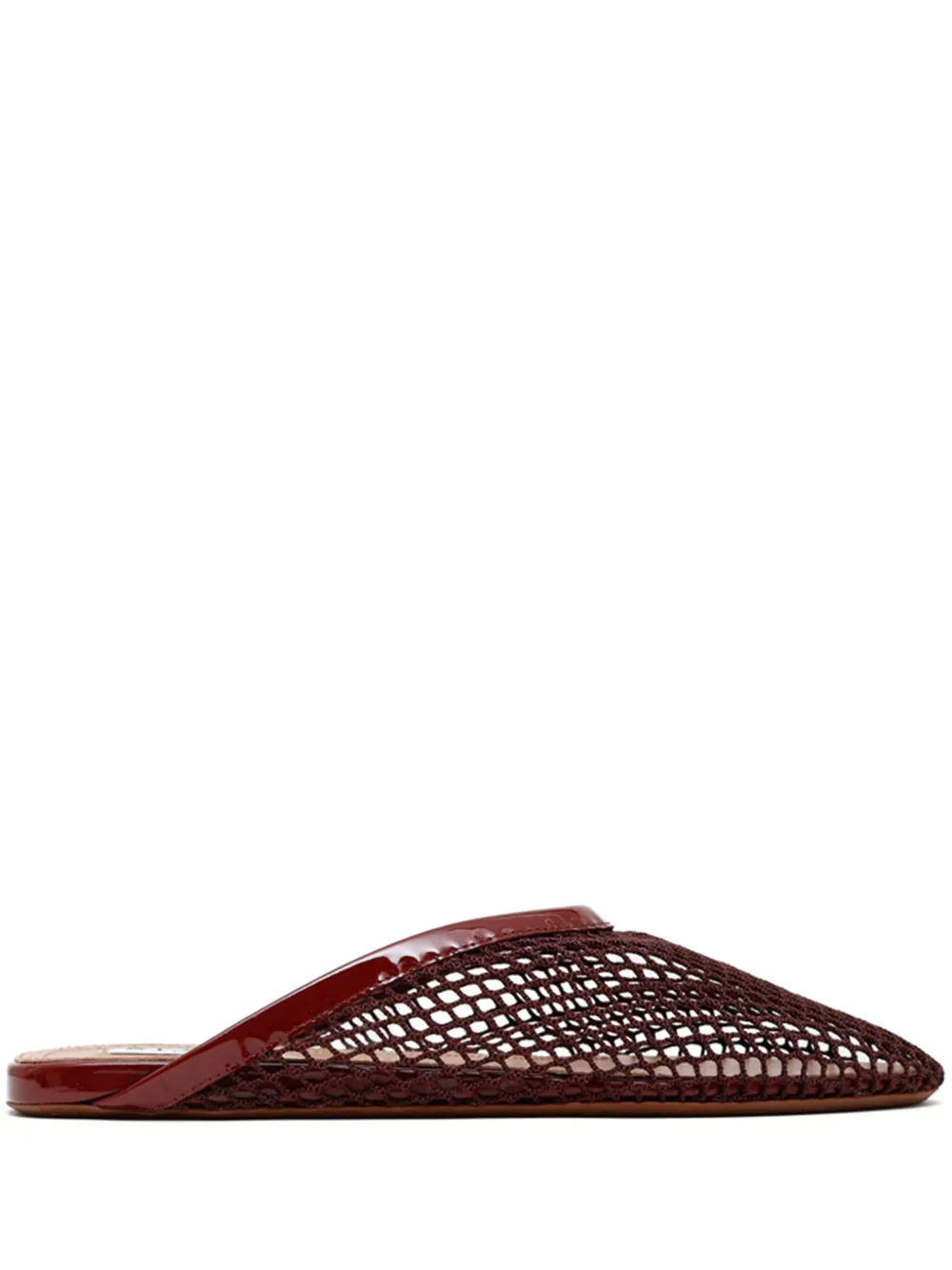 Alaïa patent-leather net mules | Red | Image 1