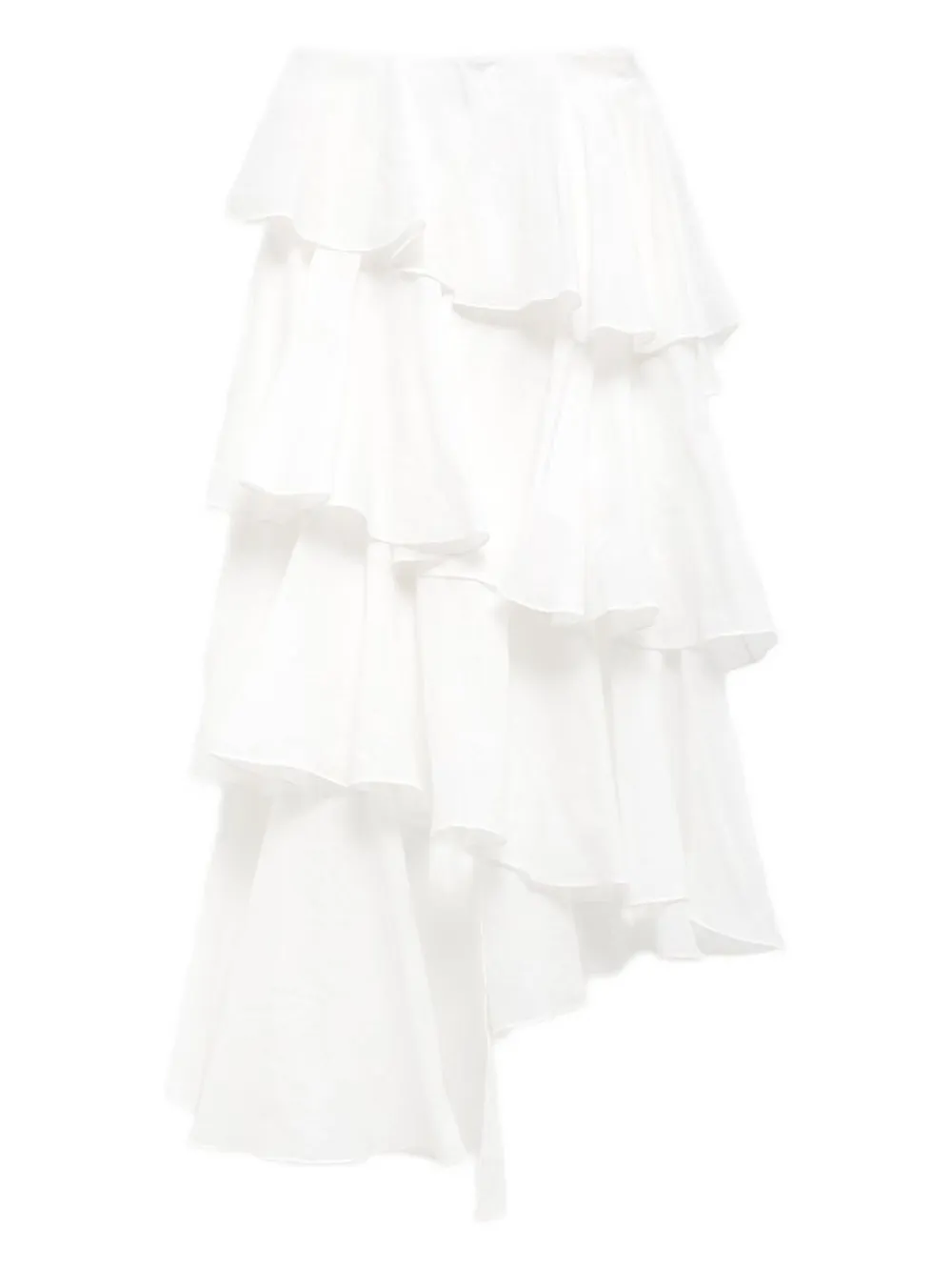 Alaïa Asymmetrischer Rock | Weiß | Image 1