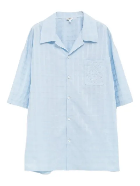 LOEWE embroidered-pocket short-sleeves shirt