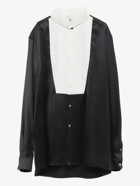 LOEWE satin front-panel shirt