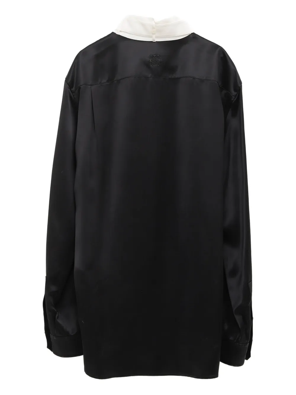 LOEWE chemise satiné à empiècements contrastants | Image 2